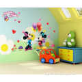 Ay602 Cartoon Mouse Decoration Waterproof PVC Wall Sticker
